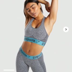 Gymshark flex sports bra and shorts